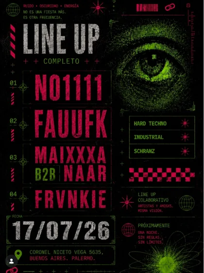 Flyer: Bruta — 17 de julio de 2026, Palermo